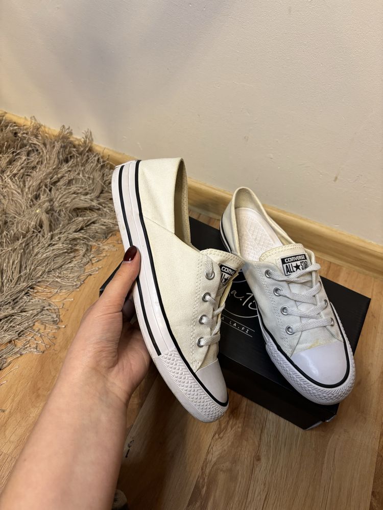 Biale niskie converse all star trampki adidasy 40