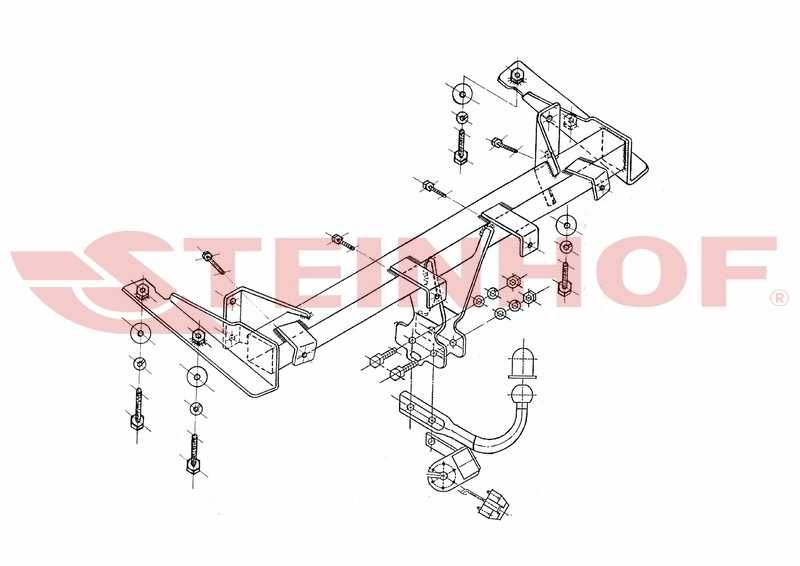 HAK HOLOWNICZY do Volkswagen Caddy II od 2004 do 2018 /