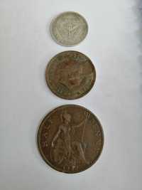 3 Moedas  1893, 1927,  1927