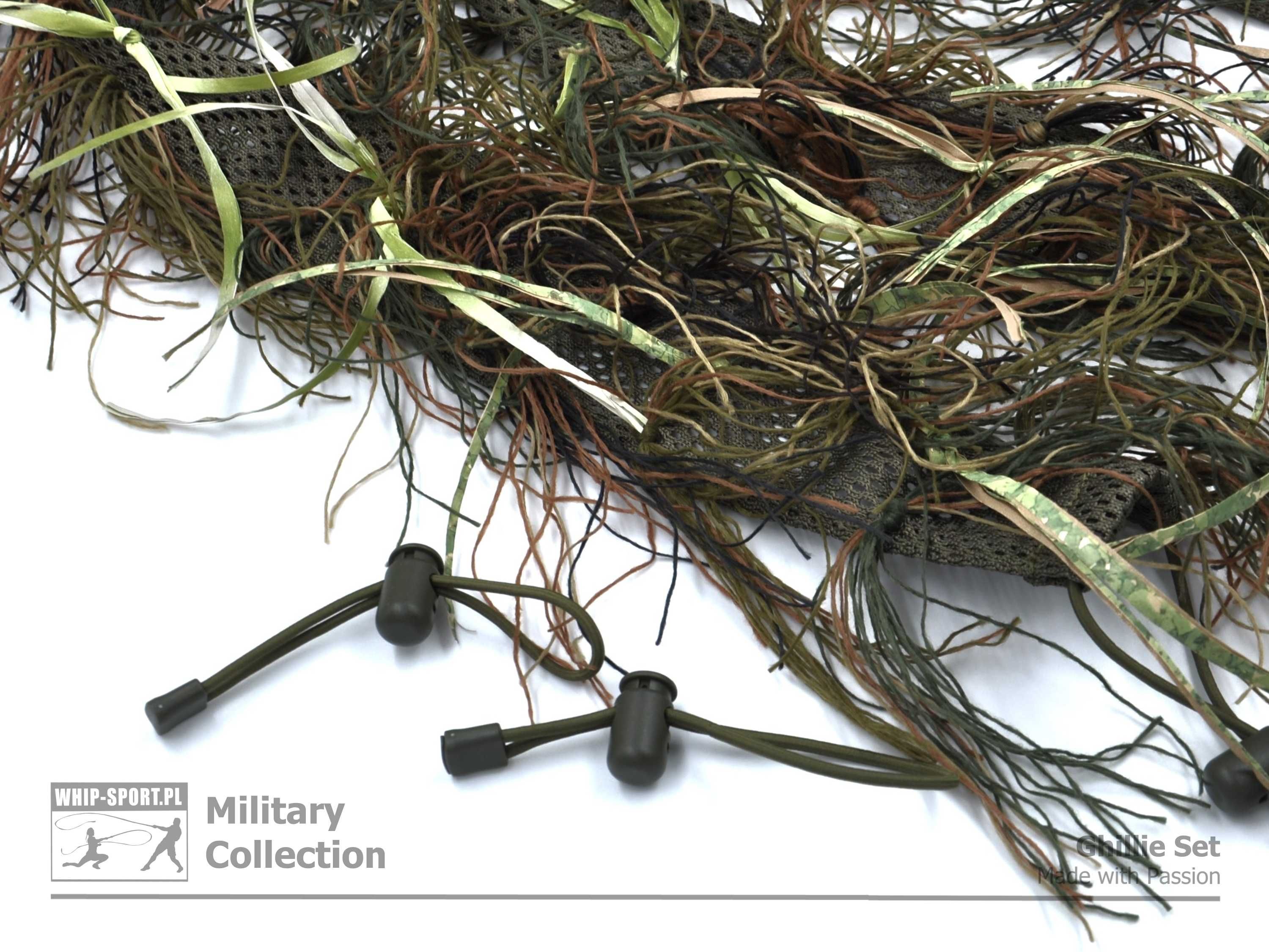 Ghillie Set - Maskowanie broni ASG Milsim - 200 cm