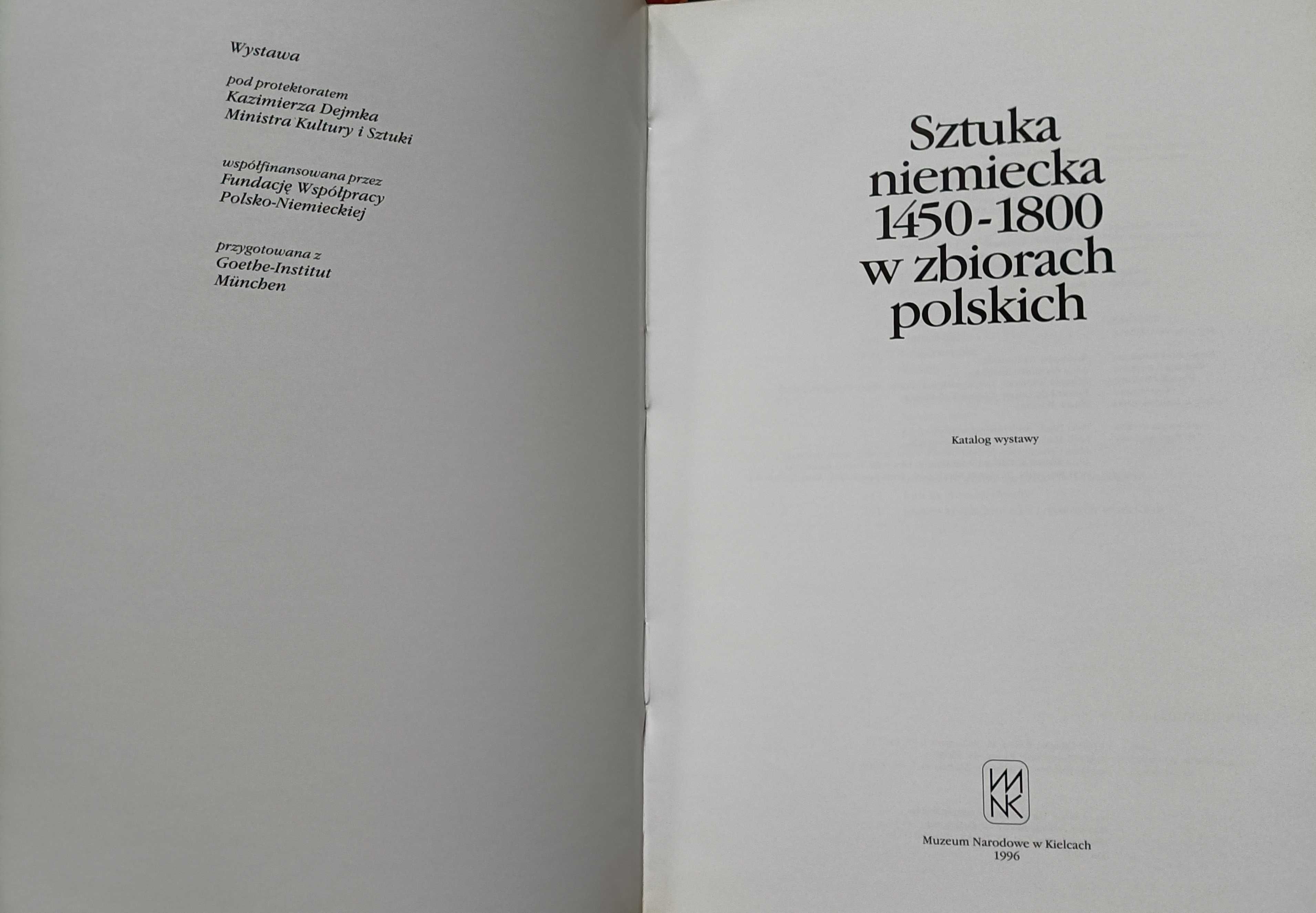 Sztuka niemiecka w zbiorach polskich 1996