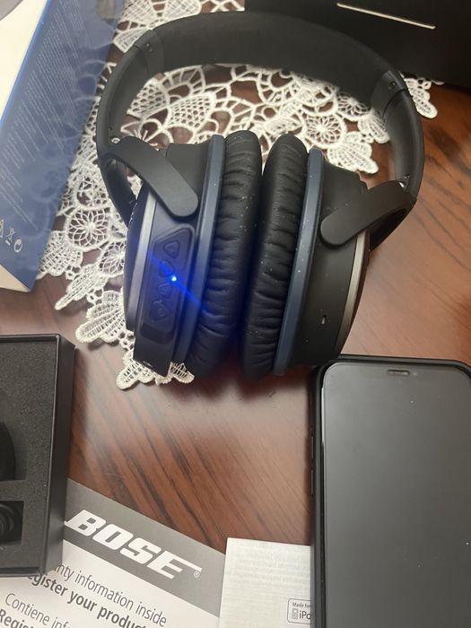 Наушники, Bose QC25, bluetooth, с шумоподавлением, полный комплект