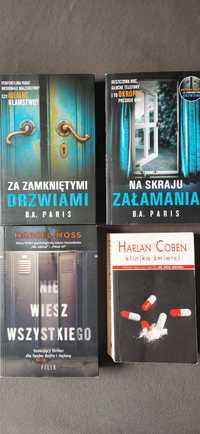 Książka thriller Coben Moss Paris klinika śmierci na skraju załamania