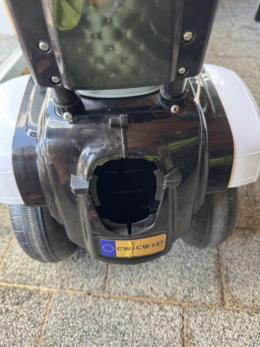 Motor Motocykl Biały dla dzieci Chopper Jak Harley 6v Akumulatorowy