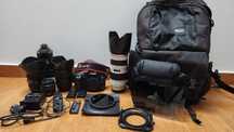 Vendo Canon 5D mk3 com lentes e acessórios