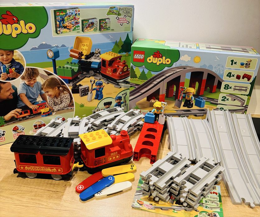 Lego DUPLO Pociąg 10872 (komplet) + 10874 (kolejka)