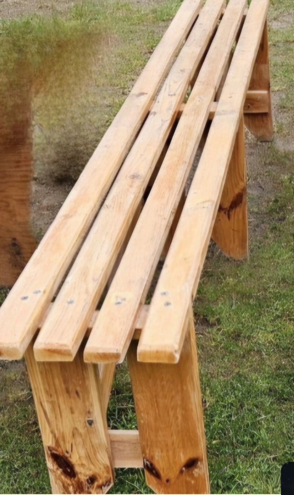 Ławka drewnia sosnowa 3m