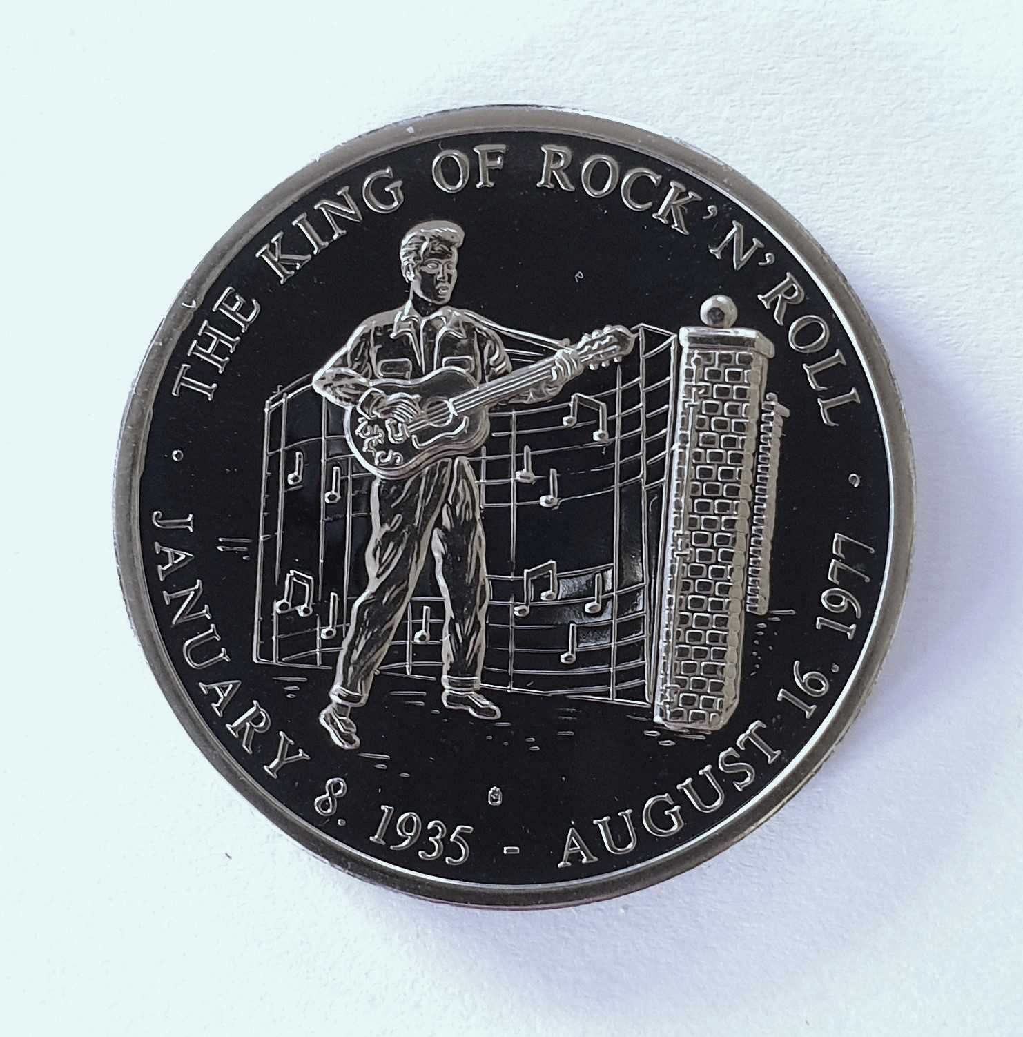 Elvis Presley moneta medal "The King of Rock'n'Roll"