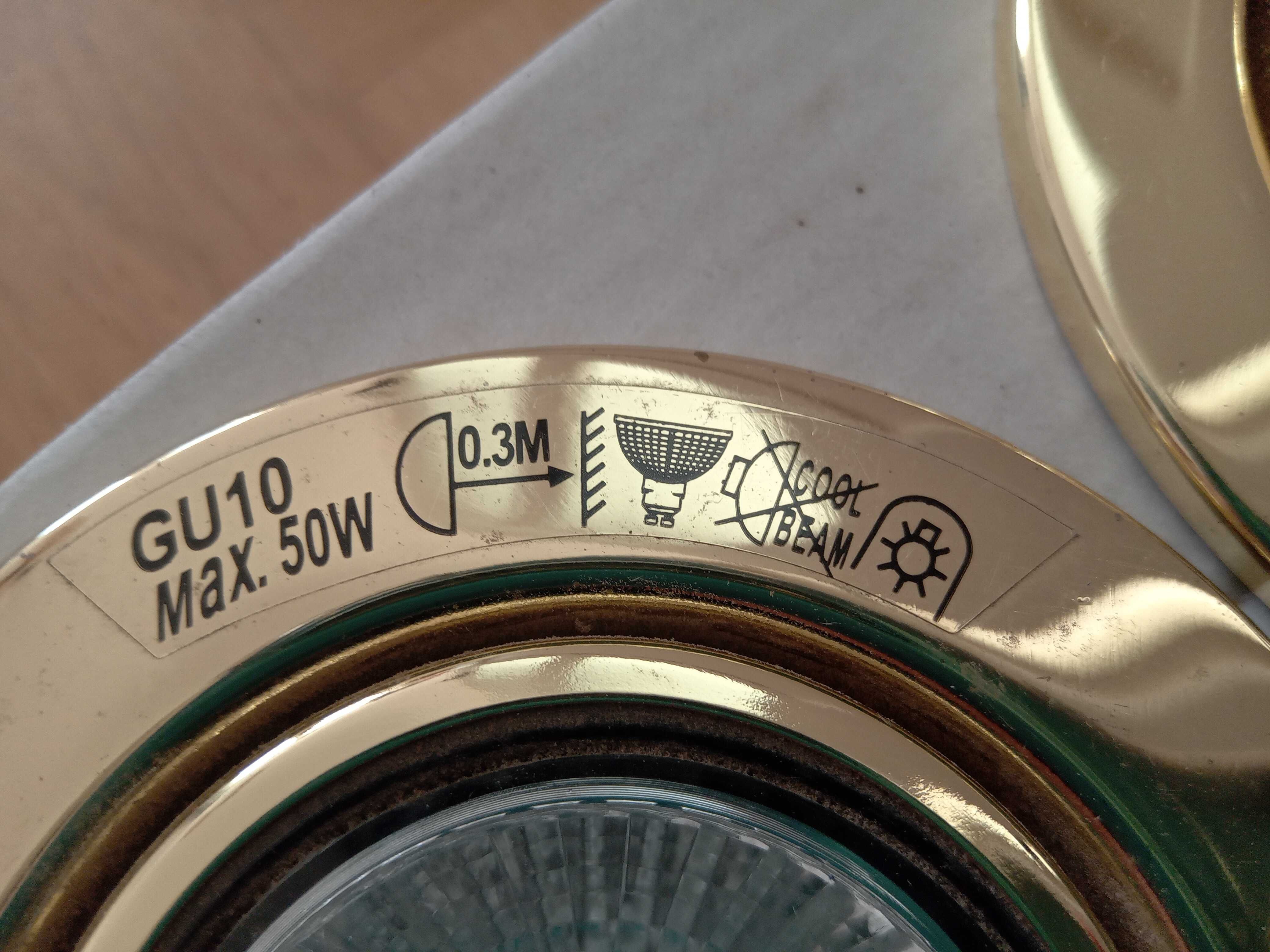 Livarno Lux 6 sztuk halogeny lampy halogenowe mosiądz oczka