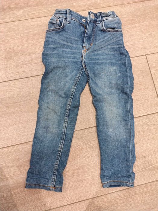 Dżinsy chłopięce z obszyciem H&M, roz.104