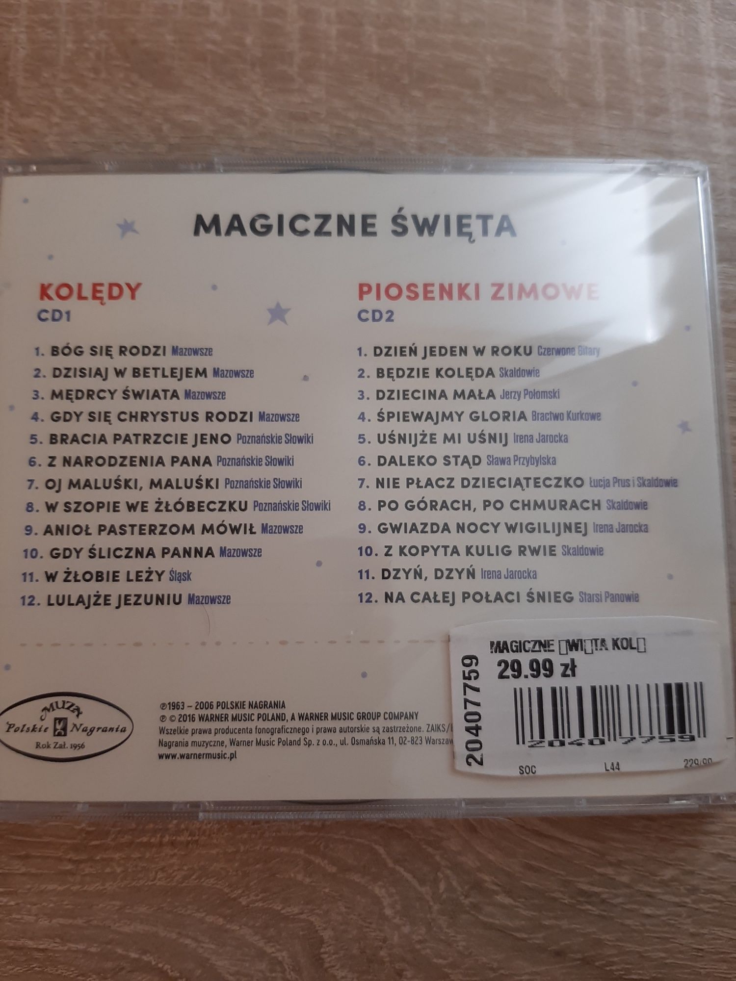 Magiczne święta  2 płyty CD