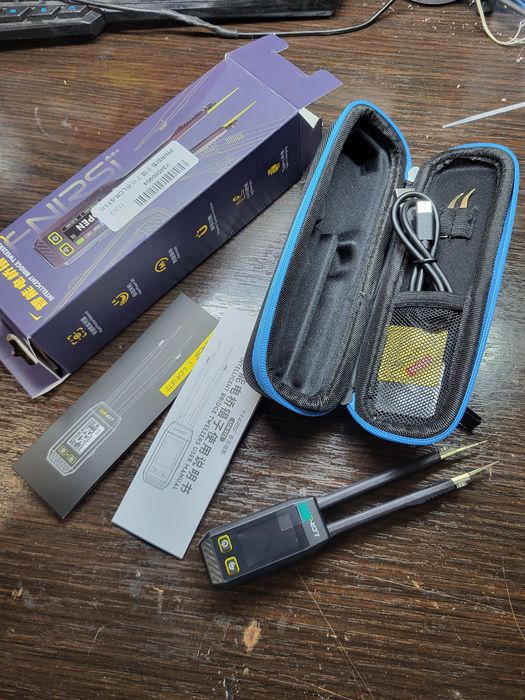 FNIRSI LCR-STI Тестер SMD інтеллектуальний ESR пінцет