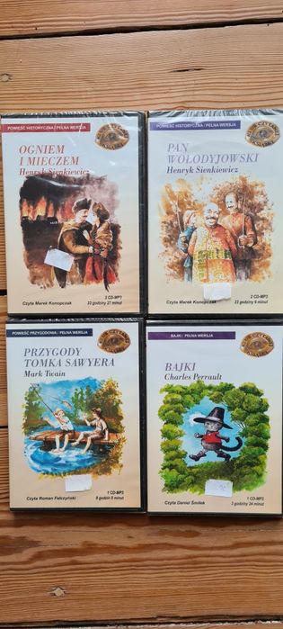 4 x dvd Wołodyjowski Ogniem i mieczem lektura