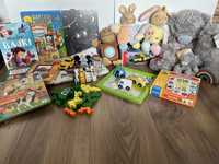 Paka zabawek dla dziecka + książki
