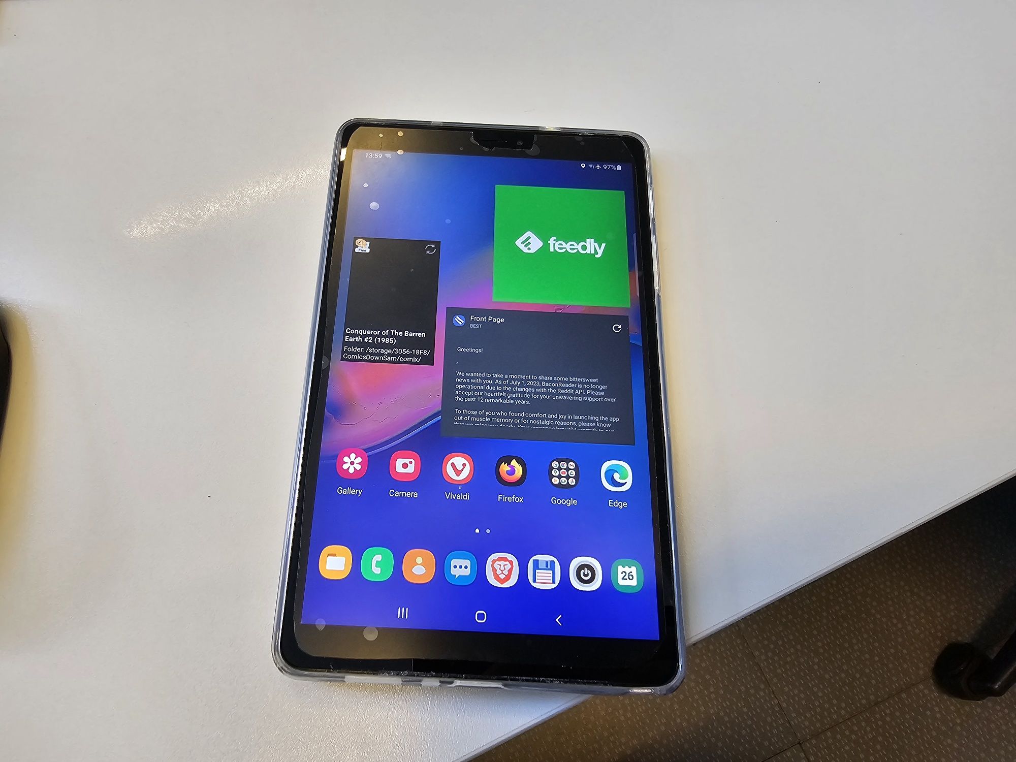 Samsung Tab A 8.0 2019 com S Pen