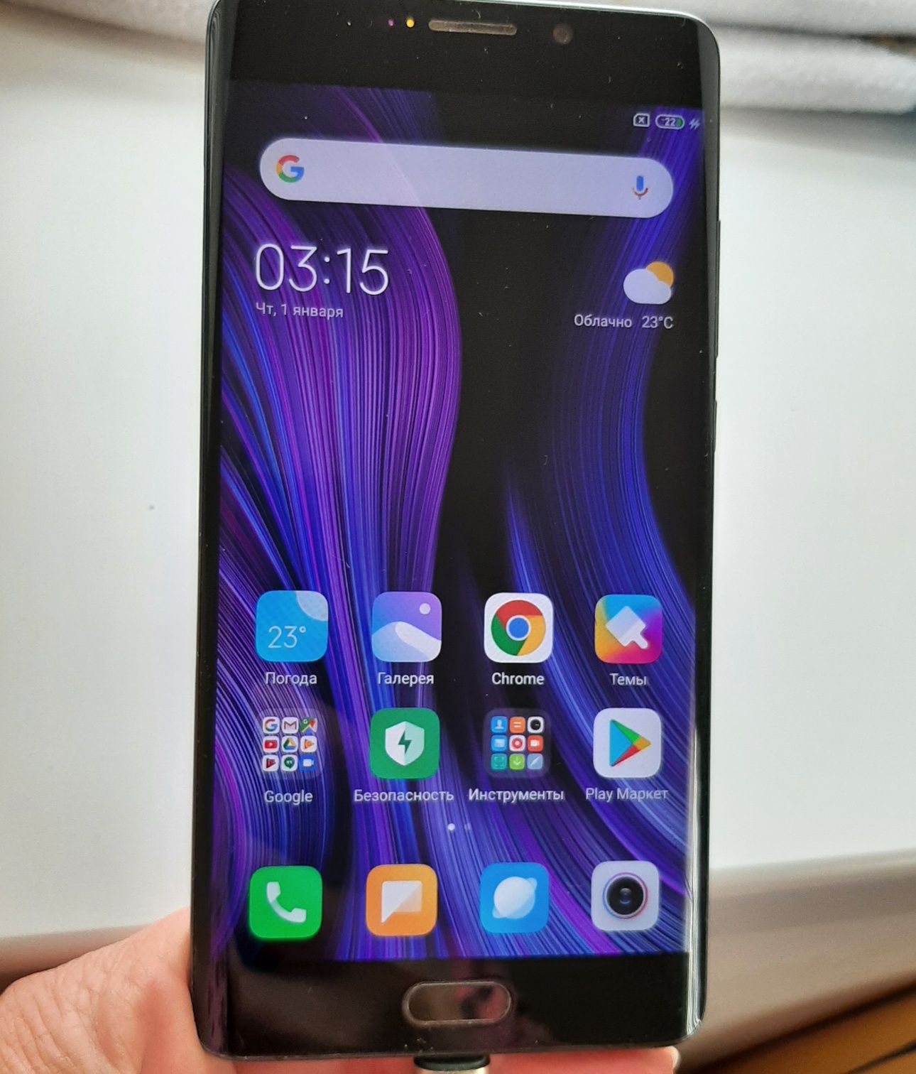 Мобільний телефон Xiaomi Mi Note 2 6/128GB Bright Black