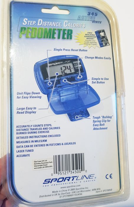 Sportline krokomierz pedometer nowy
