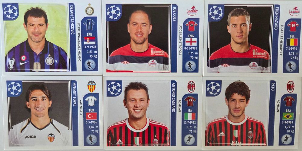 Cromos Panini UEFA Champions League 2011/12