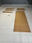 6 Estores Japoneses/Cortinas de Bambu - Em bom estado!