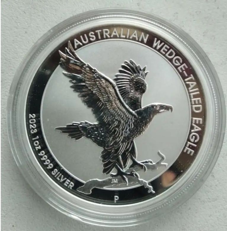 1доллар Австралия 2023 ,,Клинохвостый орел,, серебро