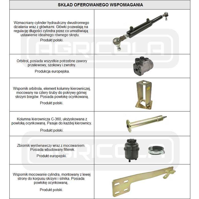 Orbitrol KPL Ursus C-360 wał DANFOSS