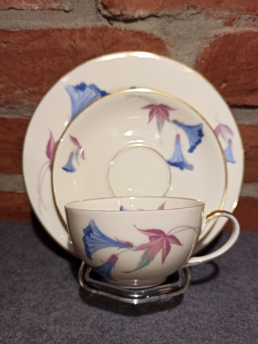 Porcelana Rosenthal KRONACH Else TRIO Elphenbei Goryczka Niebieska