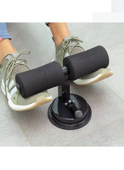 Barra de Fixação para Abdominais com Ventosa e Guia de Exercícios