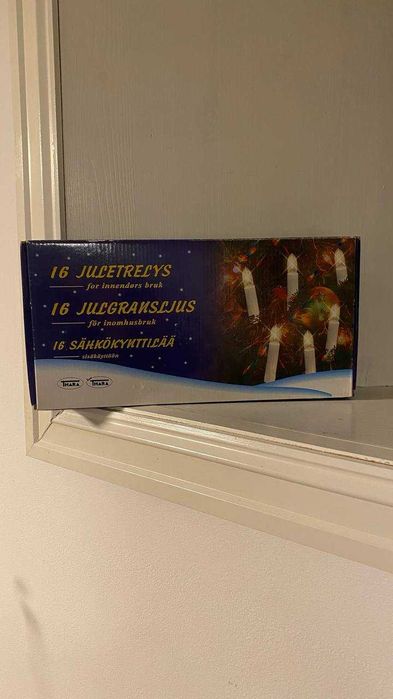 Гирлянда свечи на прищепках / 16 свечей