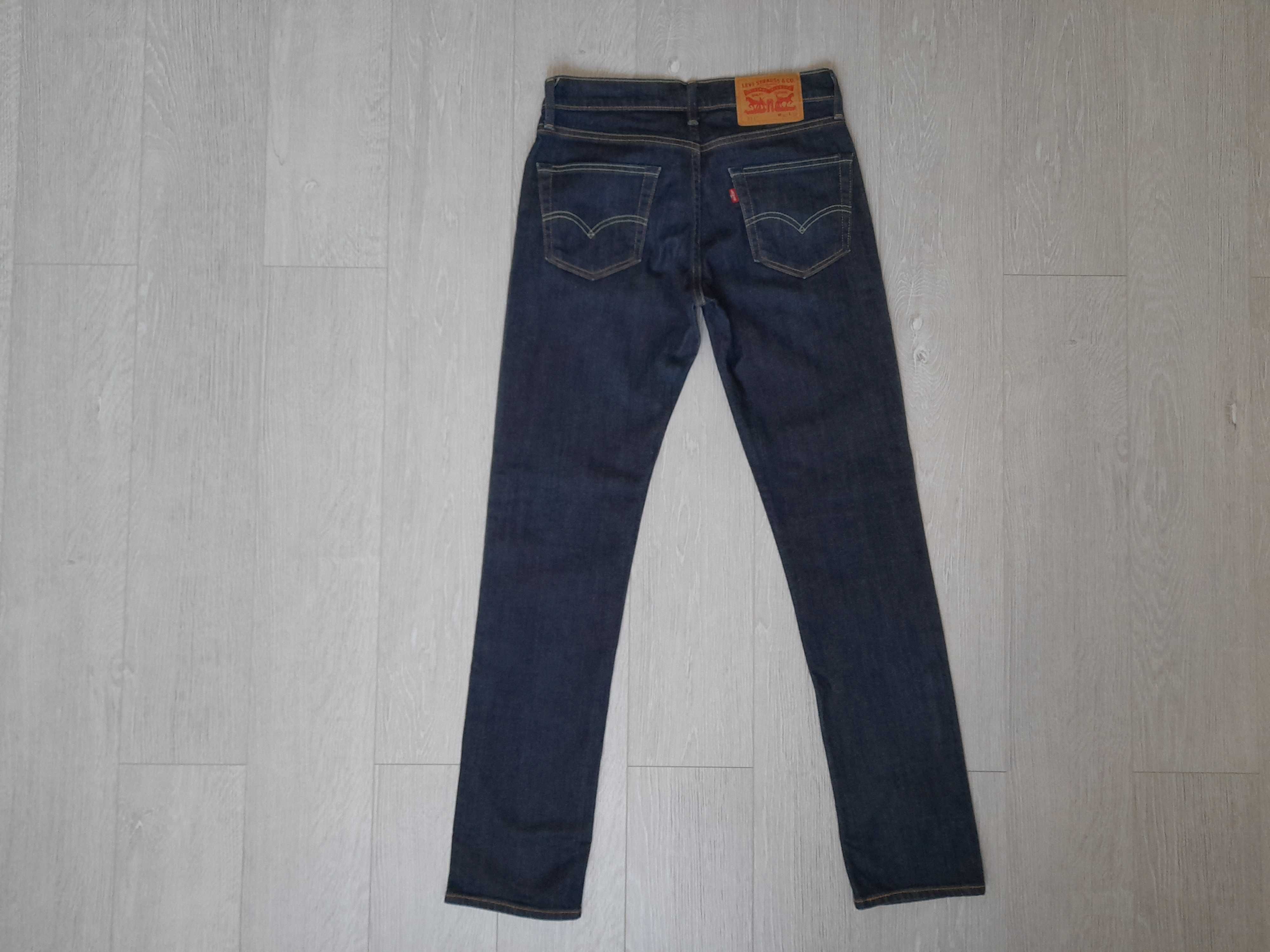 Spodnie jeansy męskie Levi's Strauss 511 W30 L32 pas 82-85 cm jak nowe
