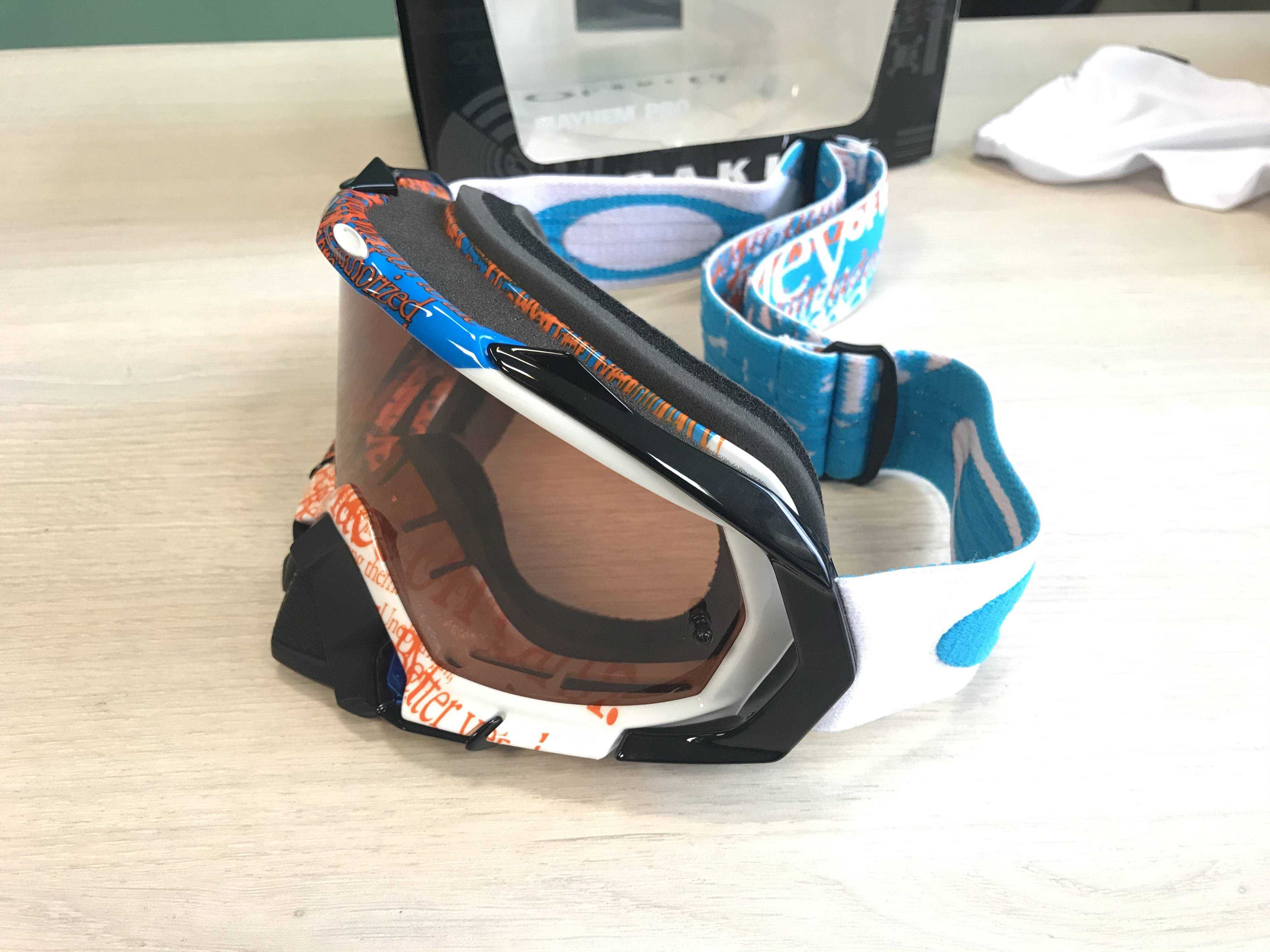 Окуляри маска для вело мотокросу MX Oakley Mayhem Pro 2 лінзи різні