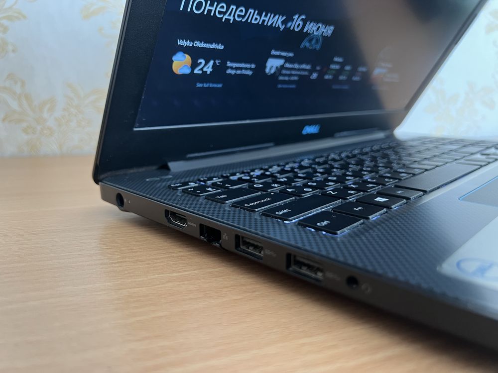 Ігровий ноутбук dell g3 i5-8300h/gtx 1050/ssd/hdd/ddr4