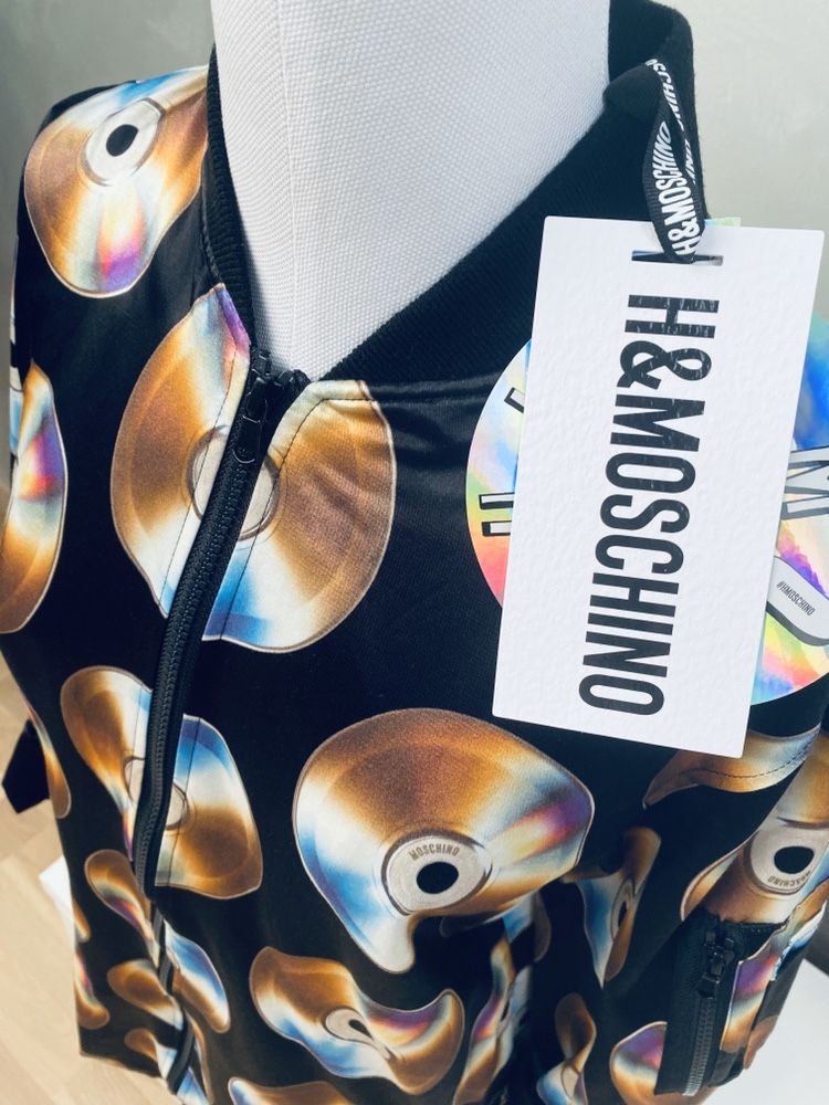 MOSCHINO H&M sukienka 36 S tunika bluza płyty