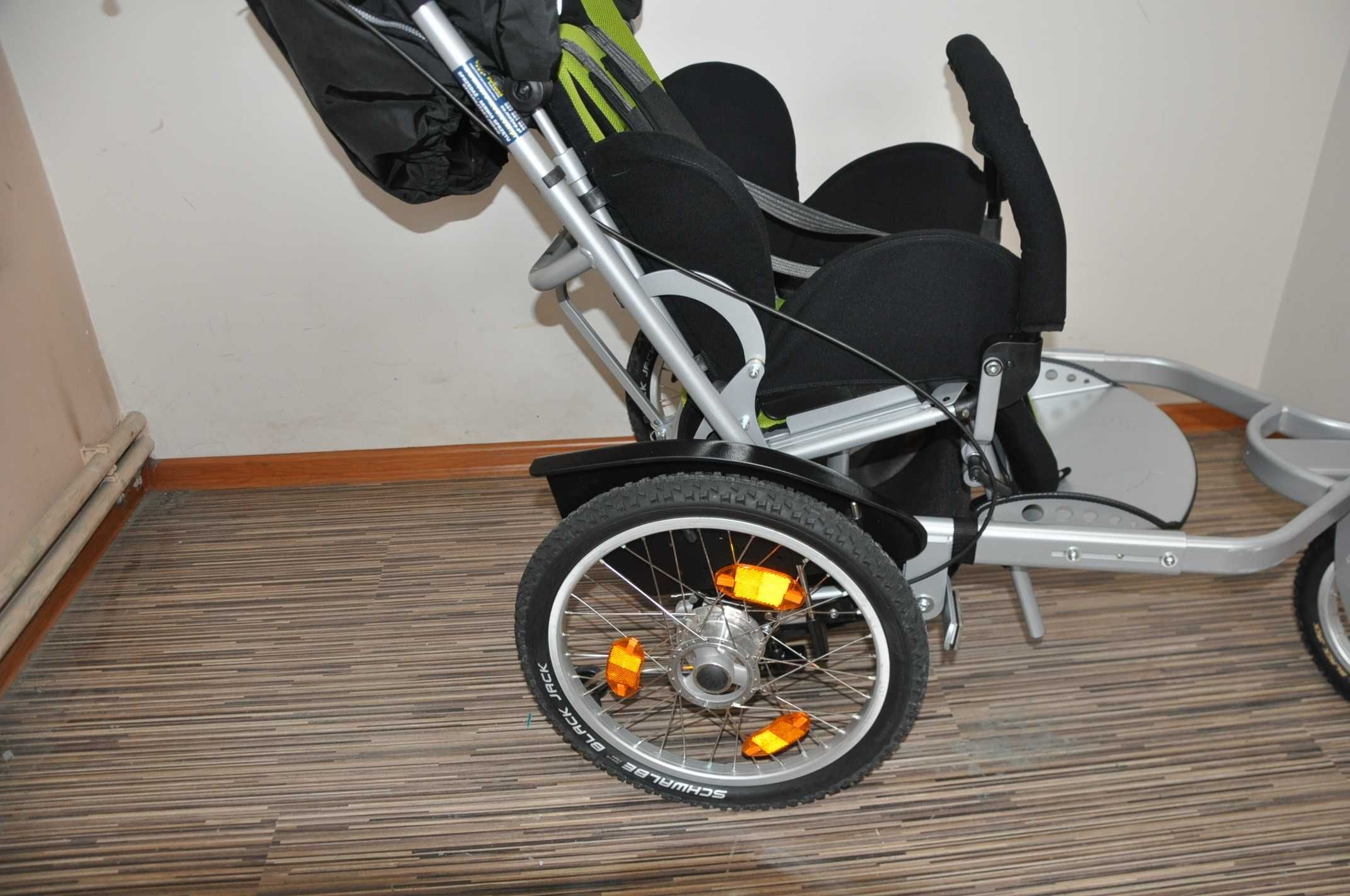 NOWY Kimba Cross wózek trzykołowy przyczepka rowerowa Ottobock FAKTURA