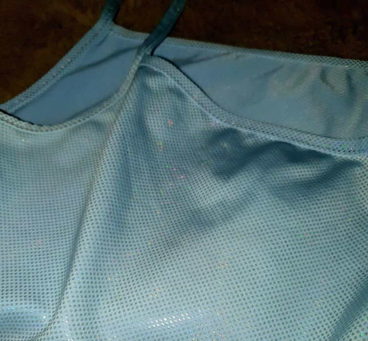 Połyskujący top damski