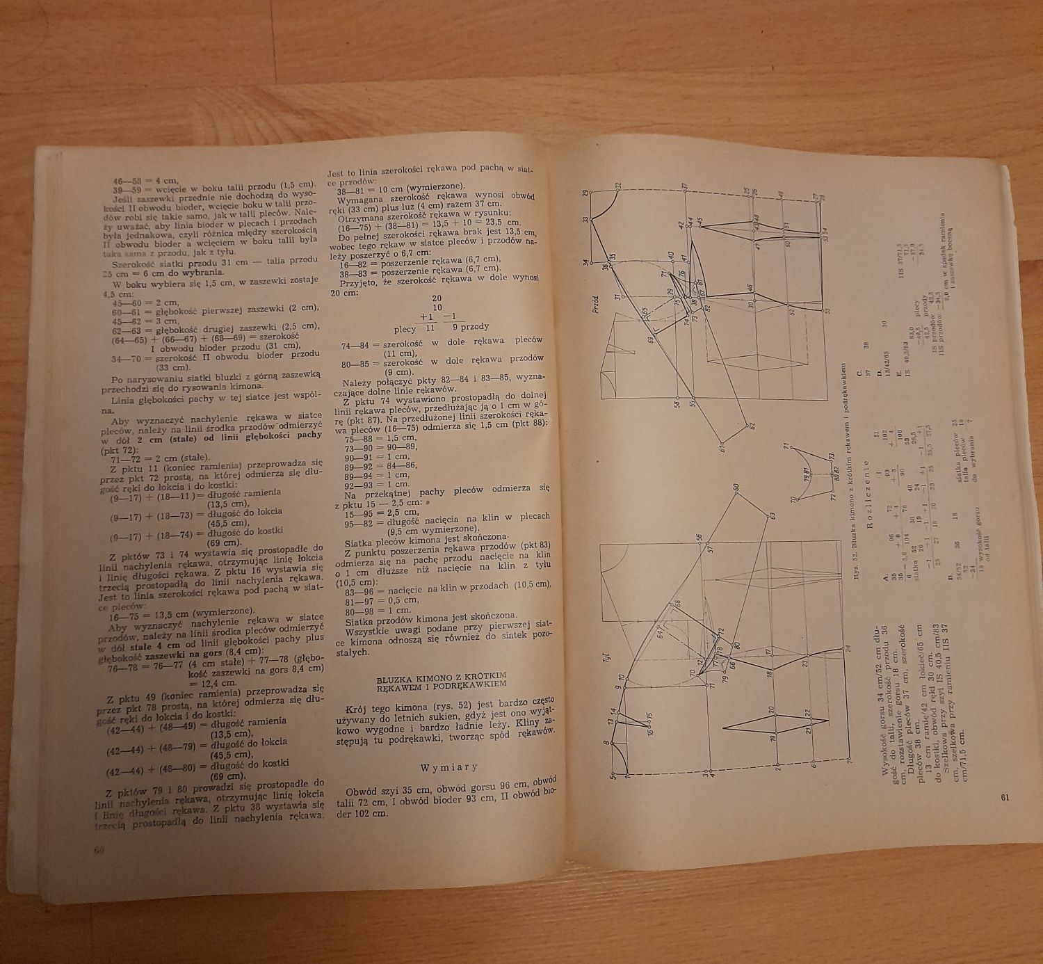 Sadowska modelowanie i krój odzieży damskiej 1970