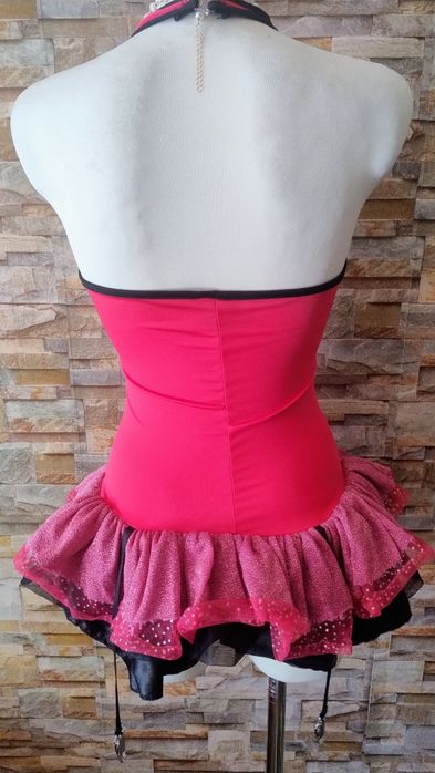 Krótka sukienka cosplay anime tiul kokardki rozmiar S