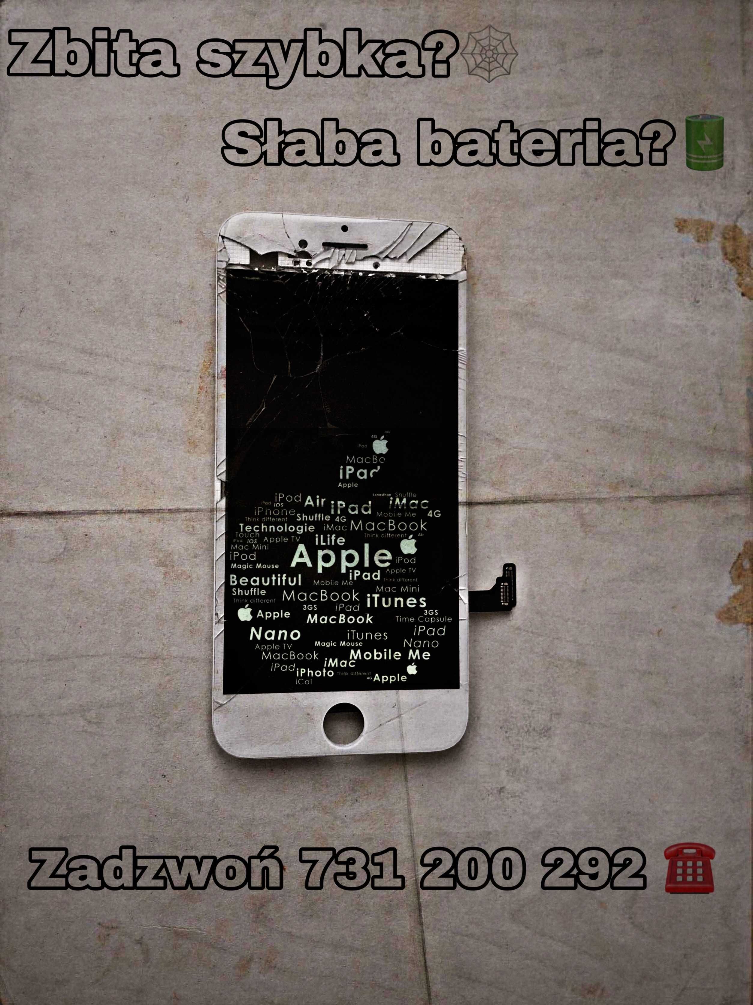 Wyświetlacz Zbita Szybka iPhone 13/13Pro/13 Pro Max Wymiana Gratis