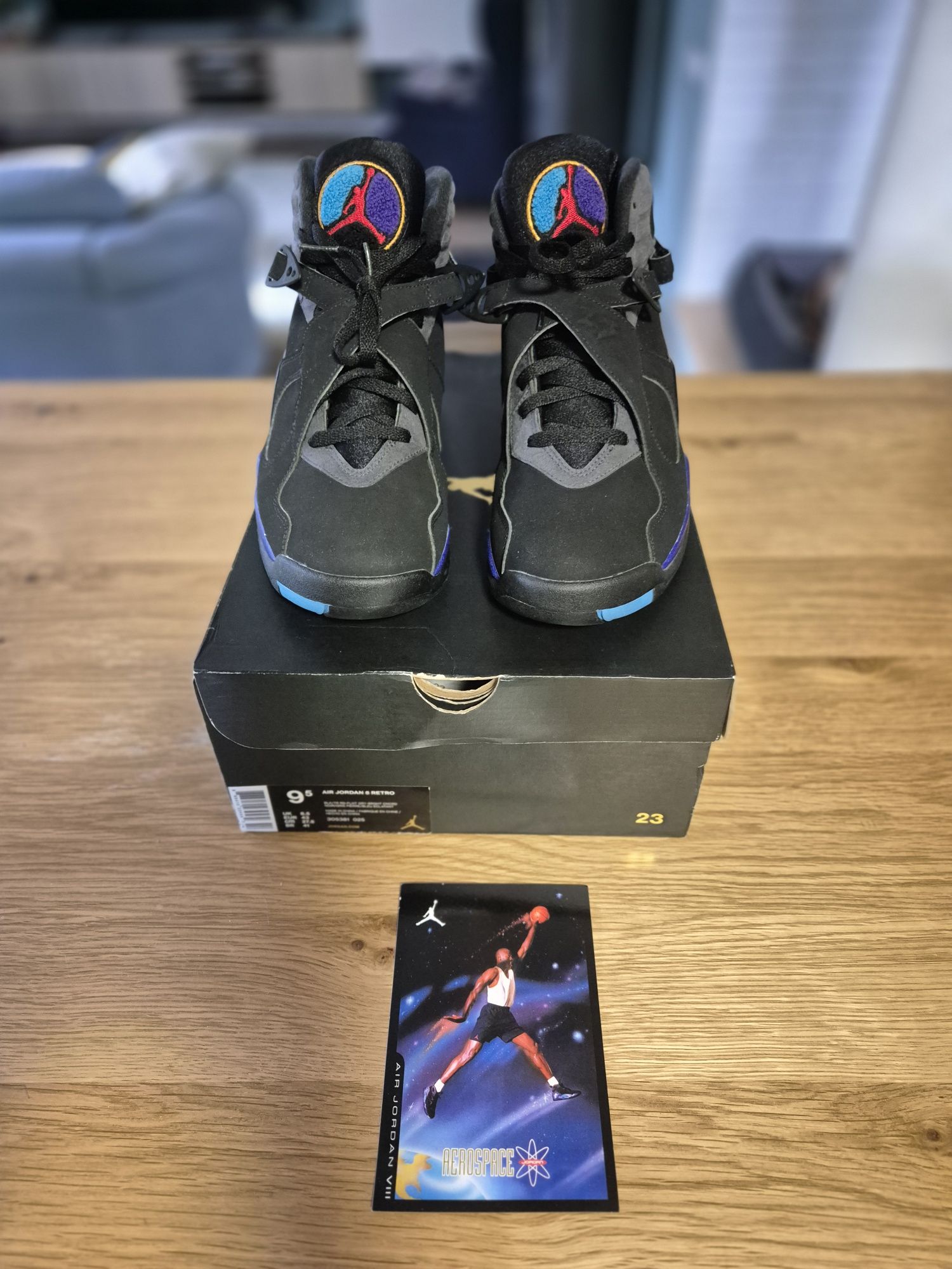 Air Jordan 8 Retro Aqua (2015), r.43, DS.