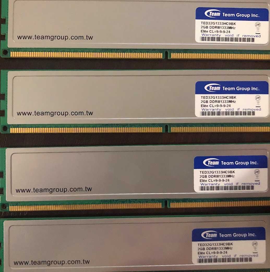 Оперативная Память Team Elite DDR3 1333MHz 4Gb (2*2Gb)