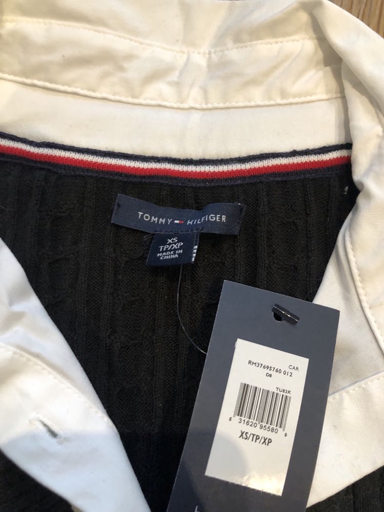 Sweterek z kołnierzykiem Tommy Hilfiger