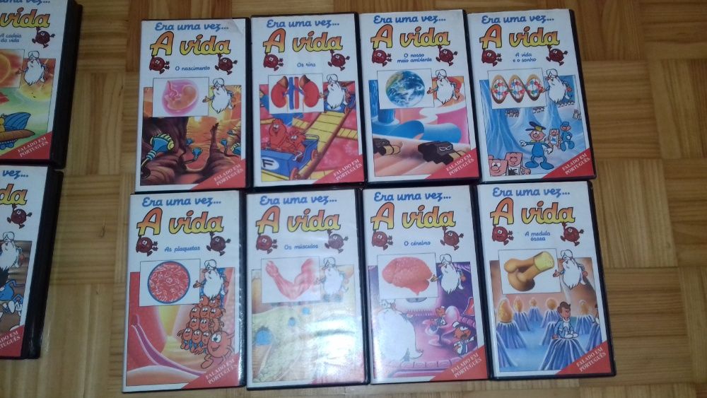 Coleção ERA UMA VEZ A VIDA 26 volumes VHS