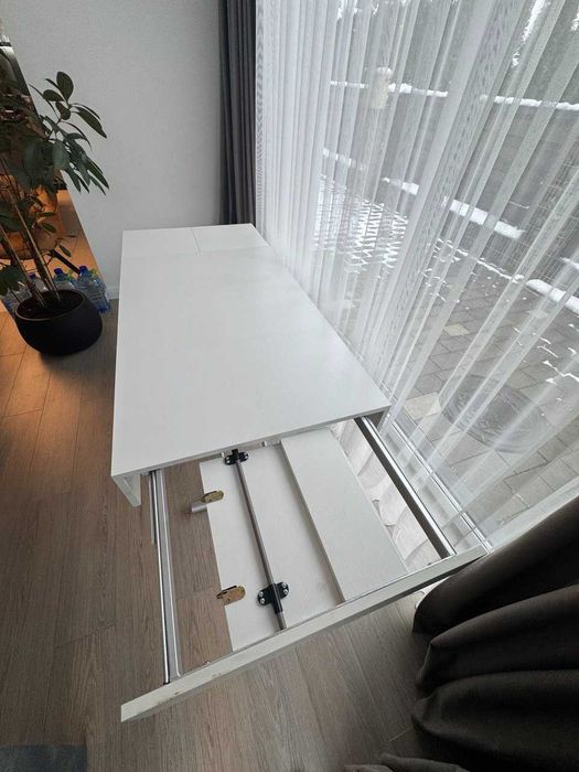 Стіл-трансформер 3 в 1 | Журнальний → Обідній | До 12 гостей