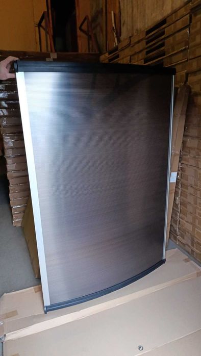 Козирок з дитого полікарбонату з кронштейнами та комплектом кріплення