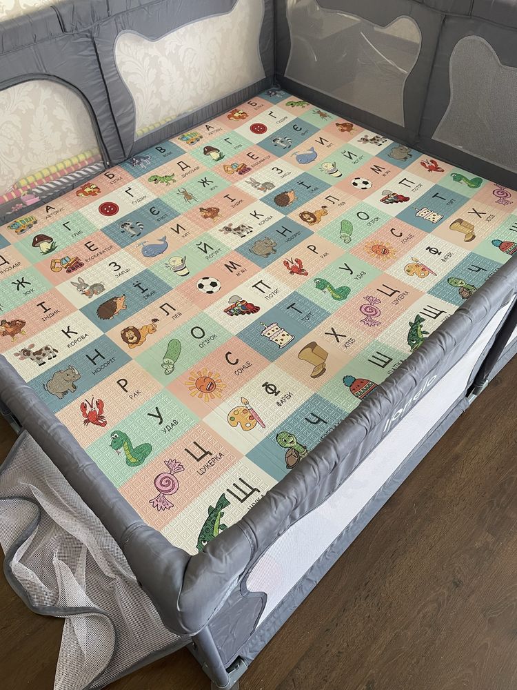 Манеж 180х200 з килимком