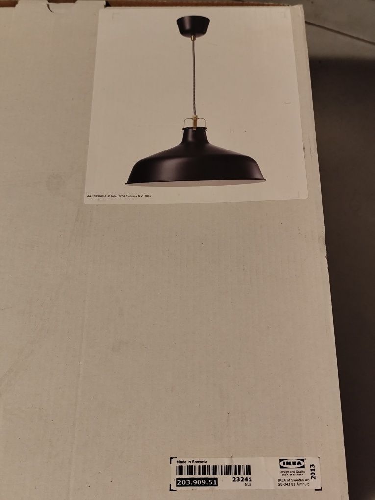 Lampa wisząca RANARP, Ikea żyrandol oświetlenie
