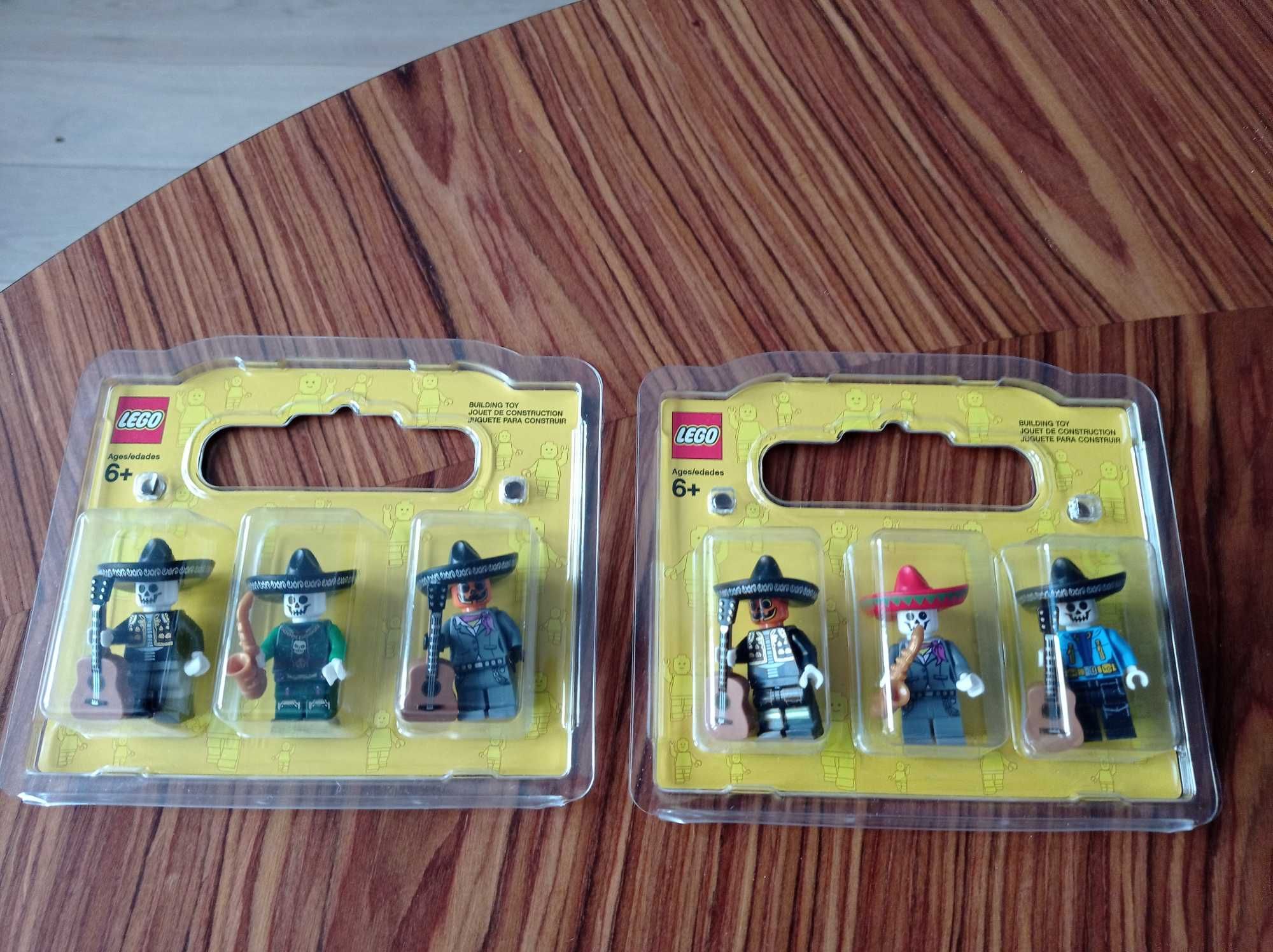 Kolekcjonerskie dwa blistry LEGO figurki ludziki minifigures