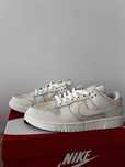 Кеди Nike Regal/ Dunk бежеві/ Данкі молочні з мереживом/ Кросівки/