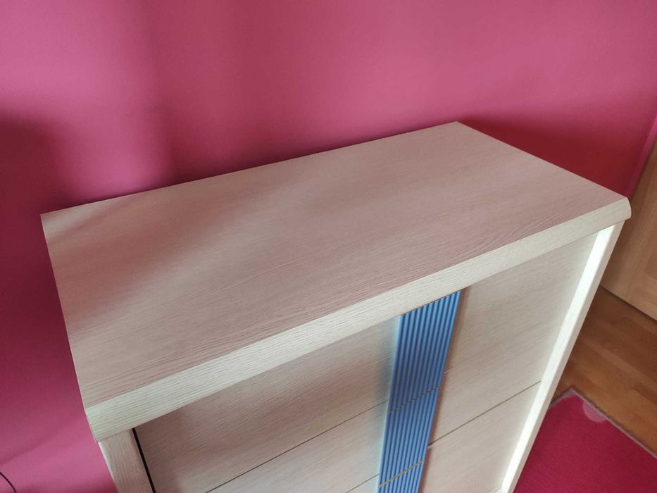 Zestaw mebli BRW seria CAPS niebieska