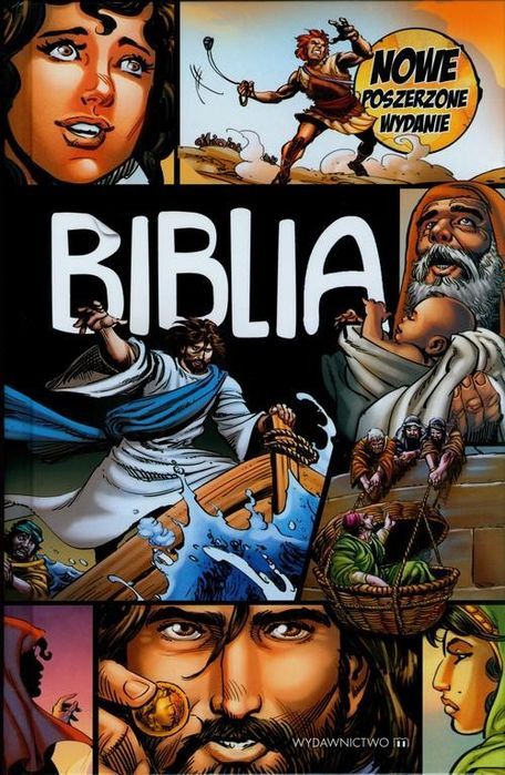 Biblia Komiks Pismo Święte Nowe Poszerzone Wydanie outlet / nowa