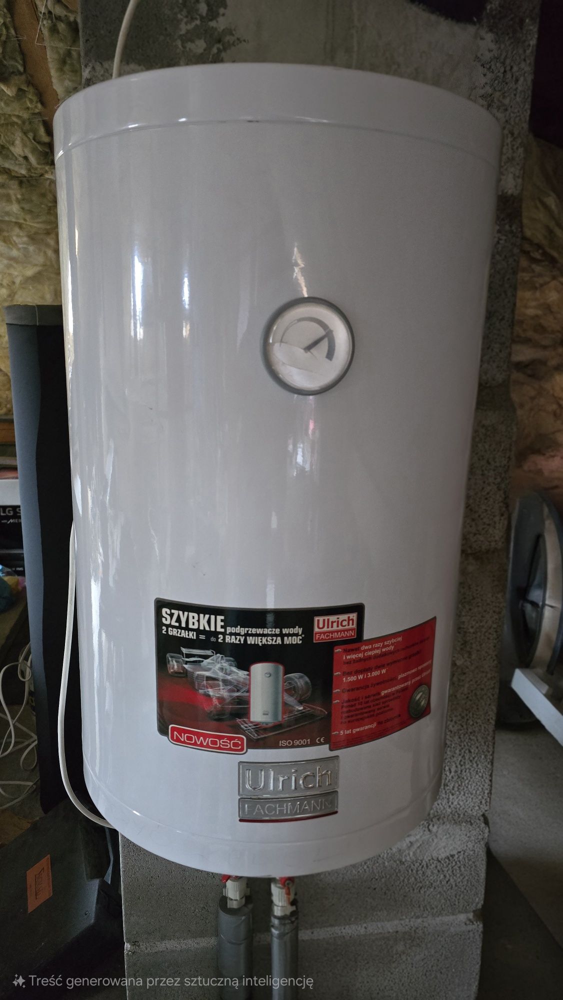 Bojler urlich fahmann 1.5KW 80L
